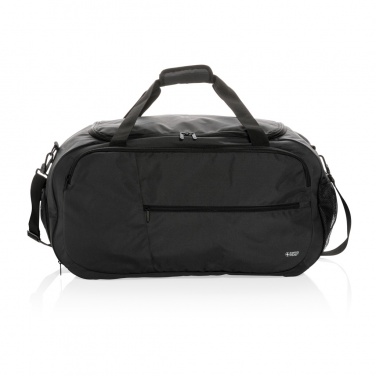 Logo trade promotional product photo of: Swiss Peak AWARE™ RPET sports duffel bag